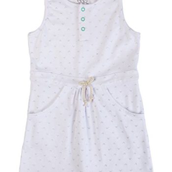 Egg by Susan Lazar Toddler Girl’s Drawstring Jersey Tank Dress White