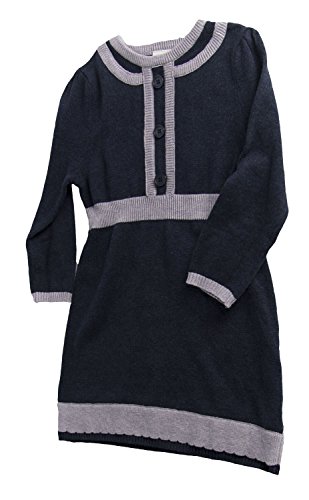 Egg by Susan Lazar Toddler Girl’s Classic Knit Dress Navy