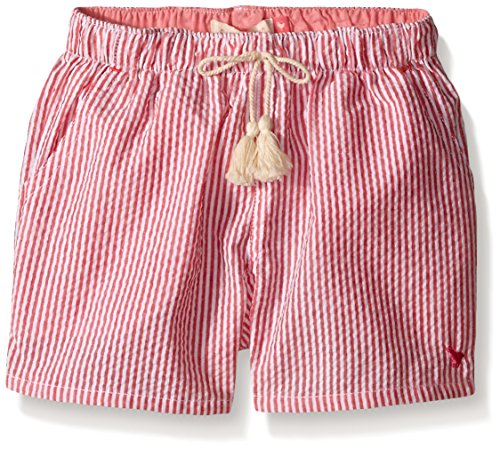 Pink Chicken Camp Shorts (Toddler/Kid) – Red/White Stripe-3 Years