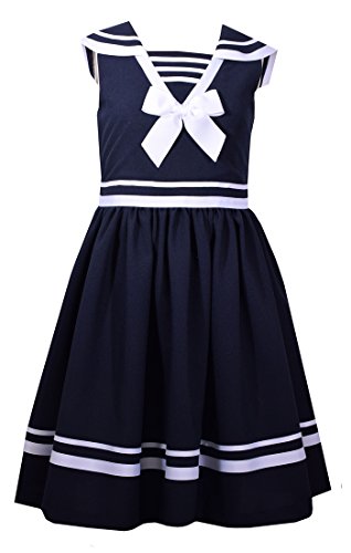 Bonnie Jean Girls’ Little Fit and Flare Nautical Dress