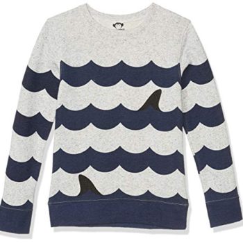 Appaman Kids Boy’s Striped Crew Neck – Suns Out, Fins Out (Toddler/Little Kids/Big Kids)