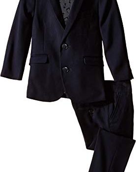 Appaman Kids Boy’s Two Piece Lined Classic Mod Suit (Toddler/Little Kids/Big Kids) Navy Blue 16 Big Kids