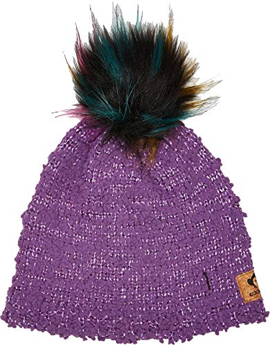 Appaman Kids Baby Girl’s Extra Soft Boucle Hat with Puff Ball Faux Fur (Infant/Toddler/Little Kids/Big Kids)
