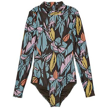 Shade Critters Child Woman’s Cutout Again One-Piece Pinstripe Pineapple (Toddler/Toddler)