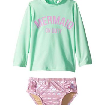 Shade Critters Child Woman’s Mermaid Raglan Sleeve Two-Piece Set (Toddler/Toddler)