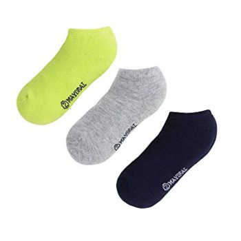 Mayoral Boy’s 3-pair Shorts Socks Set Lime/Black/Grey, Sizes 2-8