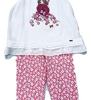 MAYORAL 2PC FLORAL PANTS AND TOP SIZE 4