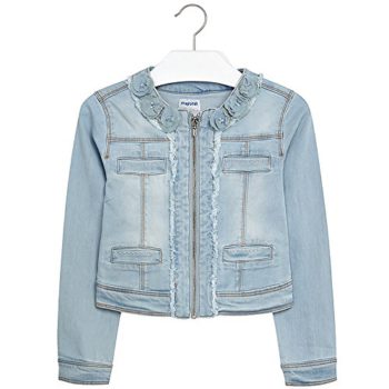 Mayoral Superior Funky Flower Comfortable Denim Jacket