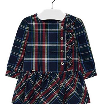 Mayoral – Plaid Gown for Child-Women – 2926, Navy