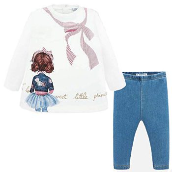 Mayoral Candy Little Princess with Love Leggings Pant Set