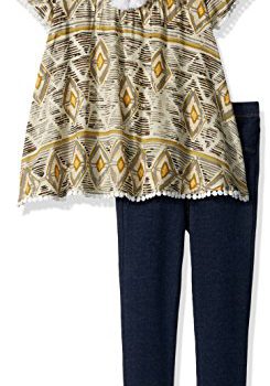 Jessica Simpson Ladies’ Toddler 2 Piece Flutter Sleeve Prime and Pant Set