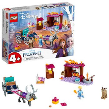 LEGO Disney Frozen II Elsa’s Wagon Carriage Journey 41166 Constructing Package with Elsa & Sven Toy Determine (116 Items)