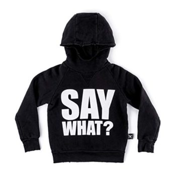 SAY What? Fluffy Hoodie – Unisex Hooded Sweatshirt for Boys & Ladies