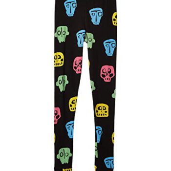 NUNUNU Woman’s Rowdy Masks Leggings Colourful (Little Children/Huge Children)