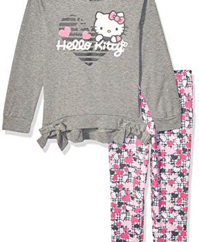 Good day Kitty Toddler Ladies 2 Piece Hoodie and Pant Legging Set