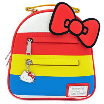 Loungefly x Hiya Kitty forty fifth Anniversary Striped Mini Backpack