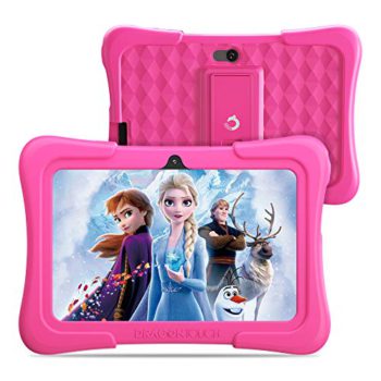 Dragon Contact Y88X Professional 7 inch Children Tablets, 2GB RAM 16GB ROM, Android 9.0 Pill, Kidoz Pre Put in with Disney Contents (Extra Than $80 Worth), Pink