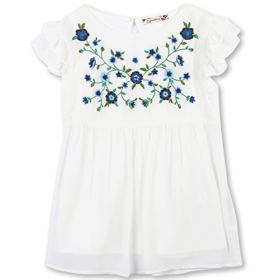 Speechless Women’ Huge Flutter Sleeve Embroidered High