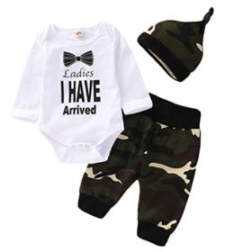 AmzBarley Child Boy Outfits Set Letter Printed High+Pants Clothes Set Toddler Informal Garments