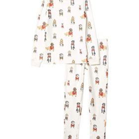 PJ Salvage Youngsters Youngsters’ Sleepwear Lengthy Sleeve Prime and Backside Peachy Pajama Set
