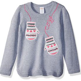Gymboree Ladies’ Toddler Lengthy Sleeve Mitten Sweater