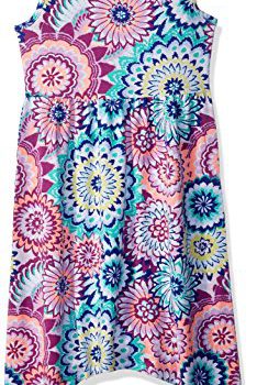Gymboree Ladies’ Little Sleveless Printed Sharkbite Hem Gown