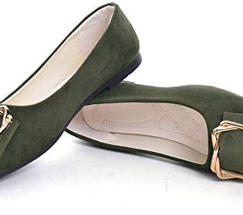 SAILING LU Consolation Flat Footwear Ladies’s Buckle Ballet Flats Fake Suede Strong Loafers