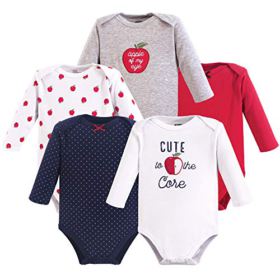 Hudson Child Unisex Child Cotton Lengthy-sleeve Bodysuits