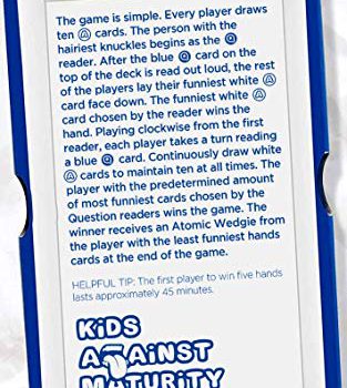 Youngsters In opposition to Maturity: Card Recreation for Youngsters and Households, Tremendous Enjoyable Hilarious for Household Get together Recreation Night time