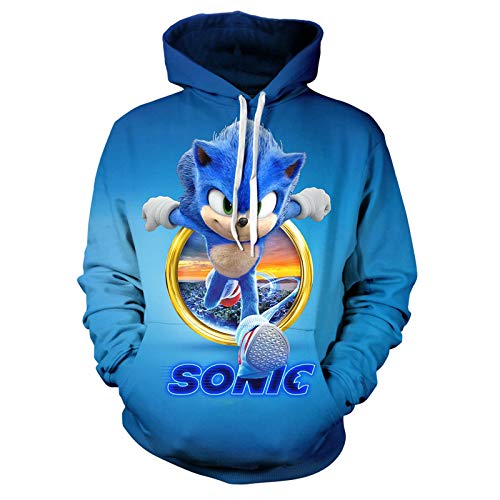 Dcoolone Sonic The Hedgehog Hoodie 3D Print Boys/Women/Teen/Child’s Hoodie Unisex Pullover Sweatshirts